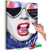 DIY-taulu Artgeist Be Yourself Everyday, 60x40cm, monivärinen