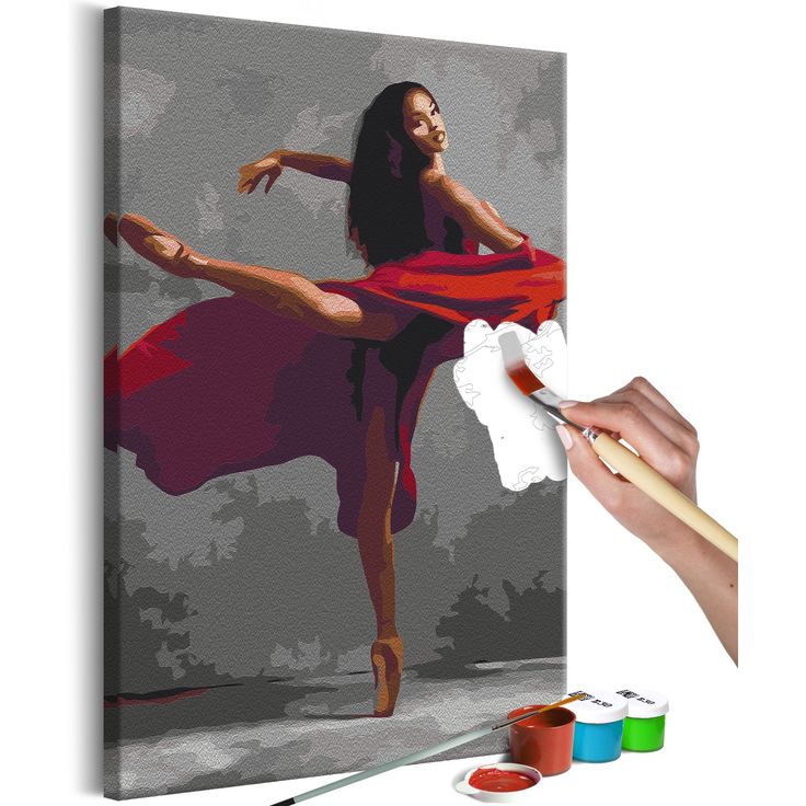 DIY kangas maalaus - Beautiful Dancer