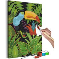 DIY-taulu Artgeist Beautiful Toucan, 60x40cm, vihreä