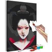 DIY-taulu Artgeist Black Geisha, 60x40cm, musta