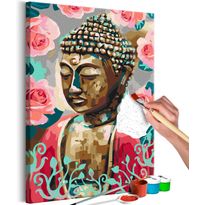 DIY-taulu Artgeist Buddha in Red, 60x40cm, monivärinen
