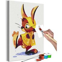 DIY-taulu Artgeist Bunny in the Rain, 60x40cm, monivärinen