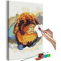 DIY-taulu Artgeist Bunny in the Snow, 60x40cm, monivärinen