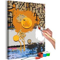 DIY-taulu Artgeist Caramel Flower, 60x40cm, monivärinen