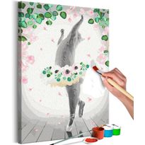 DIY-taulu Artgeist Cat Ballerina, 60x40cm, harmaa