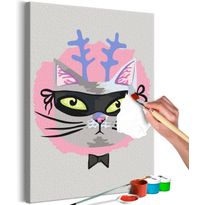 DIY-taulu Artgeist Cat With Horns, 60x40cm, monivärinen