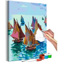DIY-taulu Artgeist Claude Monet: Fishing Boats, 60x40cm, monivärinen
