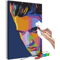 DIY-taulu Artgeist Colourful Elvis, 60x40cm, monivärinen