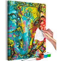 DIY-taulu Artgeist Colourful Ganesha, 60x40cm, monivärinen