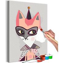 DIY-taulu Artgeist Costume Party, 60x40cm, harmaa