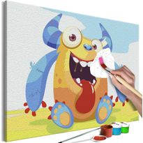 DIY-taulu Artgeist Cute Monster, 40x60cm, monivärinen