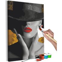 DIY-taulu Artgeist Elegant Woman, 60x40cm, musta