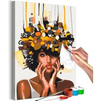 DIY-taulu Artgeist Golden Head, 60x40cm, beige