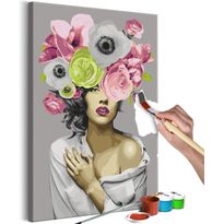 DIY-taulu Artgeist Great Wreath, 60x40cm, harmaa