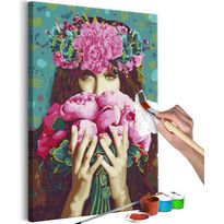 DIY-taulu Artgeist Green-Eyed Woman, 60x40cm, monivärinen