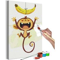 DIY-taulu Artgeist Hungry Monkey, 60x40cm, monivärinen
