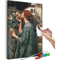 DIY-taulu Artgeist John William Waterhouse: The Soul of the Rose, 60x40cm, vihreä