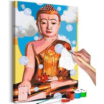 DIY-taulu Artgeist Levitating Buddha, 60x40cm, sininen
