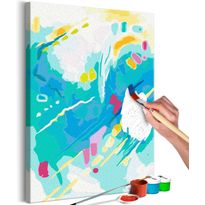 DIY-taulu Artgeist Meteor Rain, 60x40cm, turkoosi