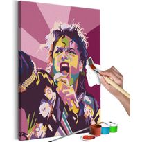 DIY-taulu Artgeist Michael Jackson, 60x40cm, vaaleanpunainen