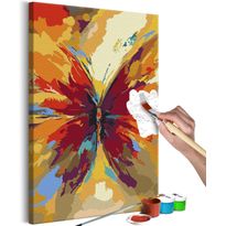 DIY-taulu Artgeist Multicolored Butterfly, 60x40cm, monivärinen