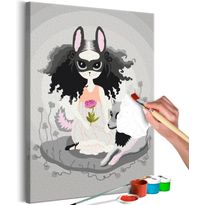 DIY-taulu Artgeist Non-Obvious Friendship, 60x40cm, harmaa