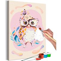 DIY-taulu Artgeist Owl Chic, 60x40cm, monivärinen