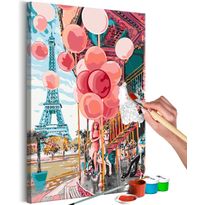 DIY-taulu Artgeist Paris Carousel, 60x40cm, harmaa