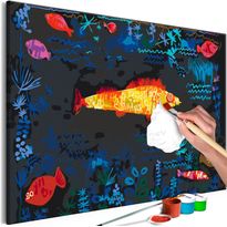 DIY-taulu Artgeist Paul Klee: Goldfish, 40x60cm, musta