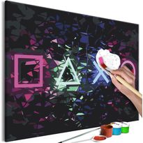 DIY-taulu Artgeist Press Start, 40x60cm, musta