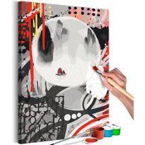 DIY-taulu Artgeist Red Boat, 60x40cm, harmaa