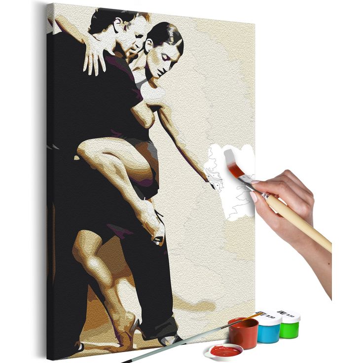DIY kangas maalaus - Sensual Couple