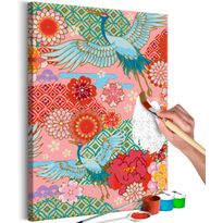 DIY-taulu Artgeist Spring Cranes, 60x40cm, monivärinen
