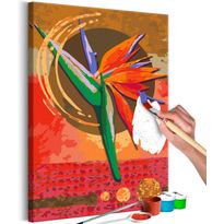 DIY-taulu Artgeist Strelitzia, 60x40cm, oranssi, 