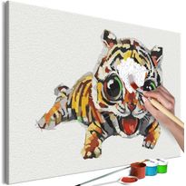 DIY-taulu Artgeist Sweet Tiger, 40x60cm, monivärinen