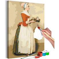 DIY-taulu Artgeist The Chocolate Girl, 60x40cm, beige