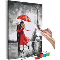 DIY-taulu Artgeist Under the Umbrella, 60x40cm, harmaa