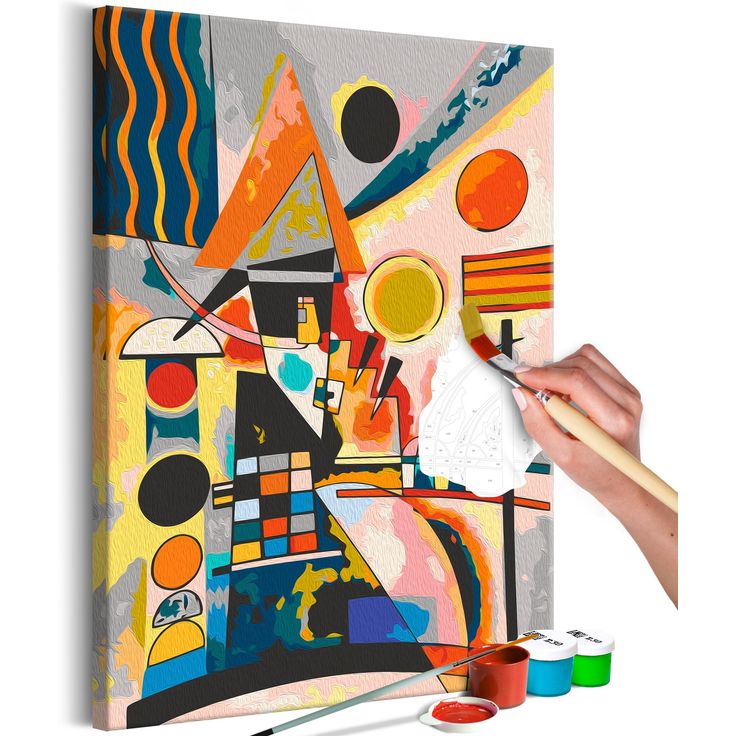 DIY kangas maalaus - Vasily Kandinsky: Swinging