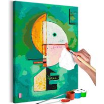 DIY-taulu Artgeist Vasily Kandinsky: Upward, 60x40cm, vihreä