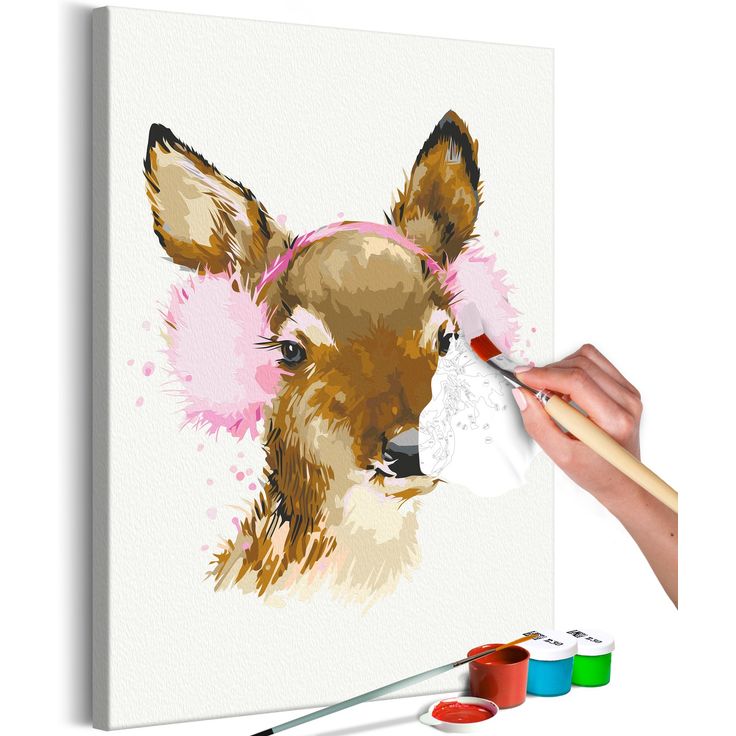 DIY kangas maalaus - Winter Fashion