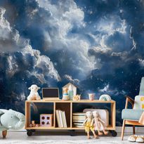 Kuvatapetti Artgeist Astronomical Wonders: Clouds and Stars in Harmonious Combination, eri vaihtoehtoja