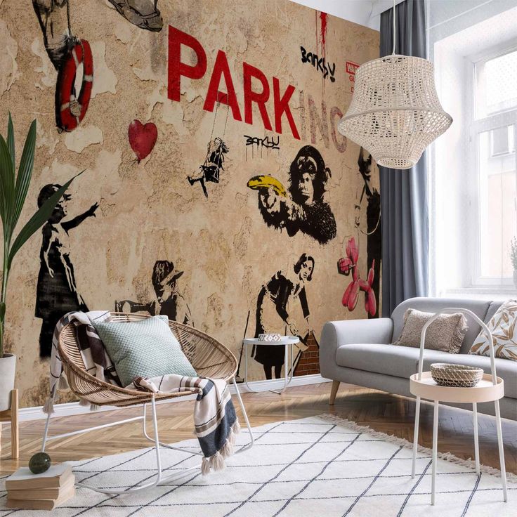 CONFIGURABLE PÄÄTUOTE - Valokuvatapetti - [Banksy] Range of Variety 73507