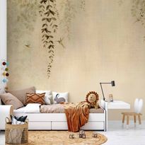 Kuvatapetti Artgeist Beige Hummingbirds, eri vaihtoehtoja