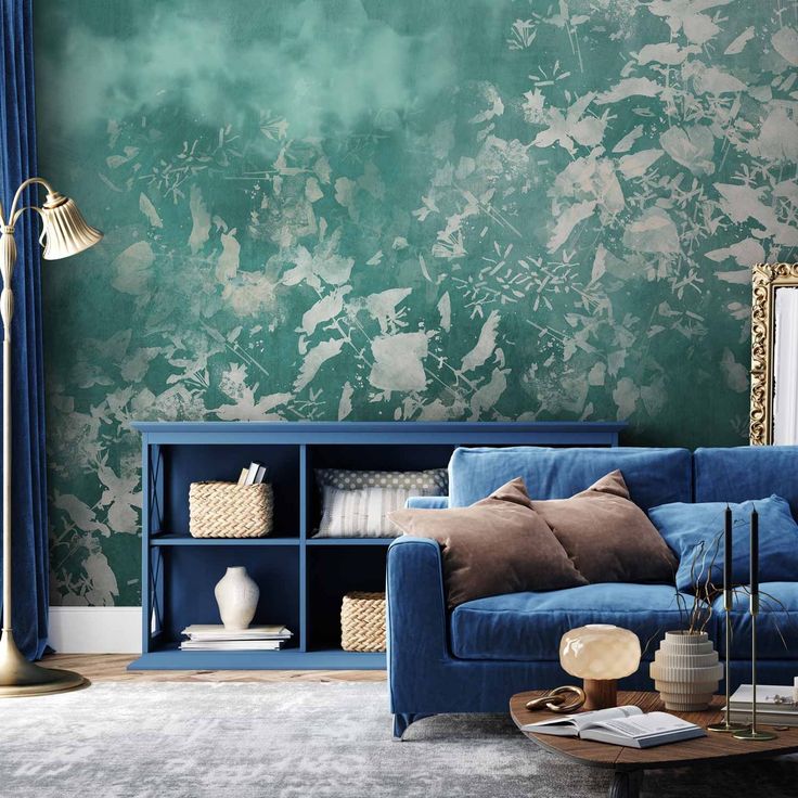 CONFIGURABLE PÄÄTUOTE - Valokuvatapetti - Blue Garden 74059