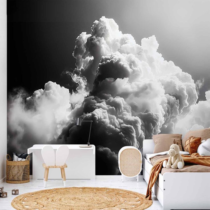 CONFIGURABLE PÄÄTUOTE - Valokuvatapetti - Clouds Like from Dreams: Let the Sun Illuminate Your Day – A Visual Feast 02834