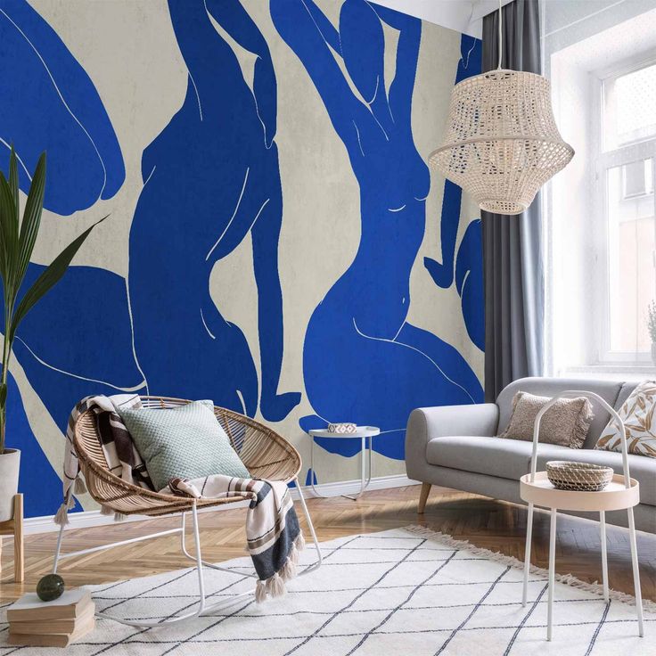 CONFIGURABLE PÄÄTUOTE - Valokuvatapetti - Cobalt Softness 04639