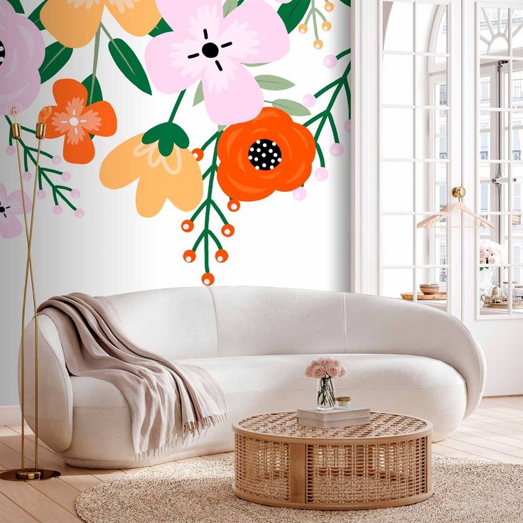 CONFIGURABLE PÄÄTUOTE - Valokuvatapetti - Colorful Bloom - First Variant 52150