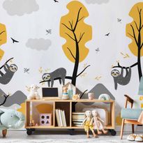 Kuvatapetti Artgeist Cute Sloths, eri vaihtoehtoja