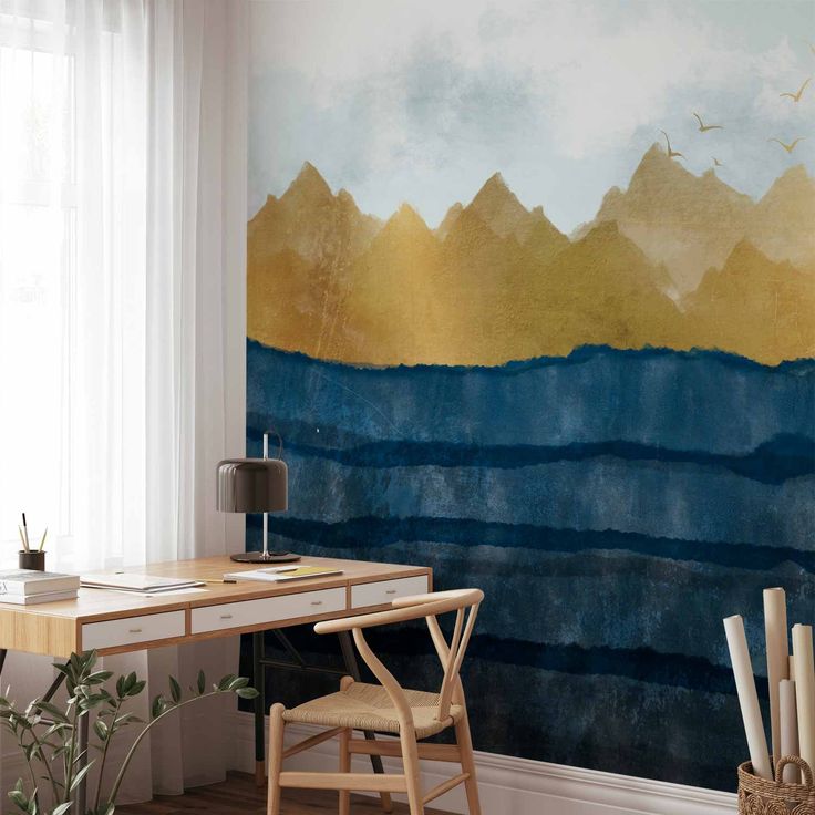 CONFIGURABLE PÄÄTUOTE - Valokuvatapetti - Dawn in the Mountains - Second Variant 74884