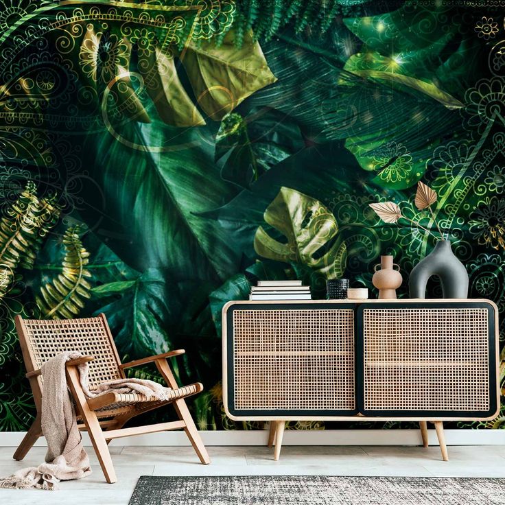 CONFIGURABLE PÄÄTUOTE - Valokuvatapetti - Emerald Jungle 76879